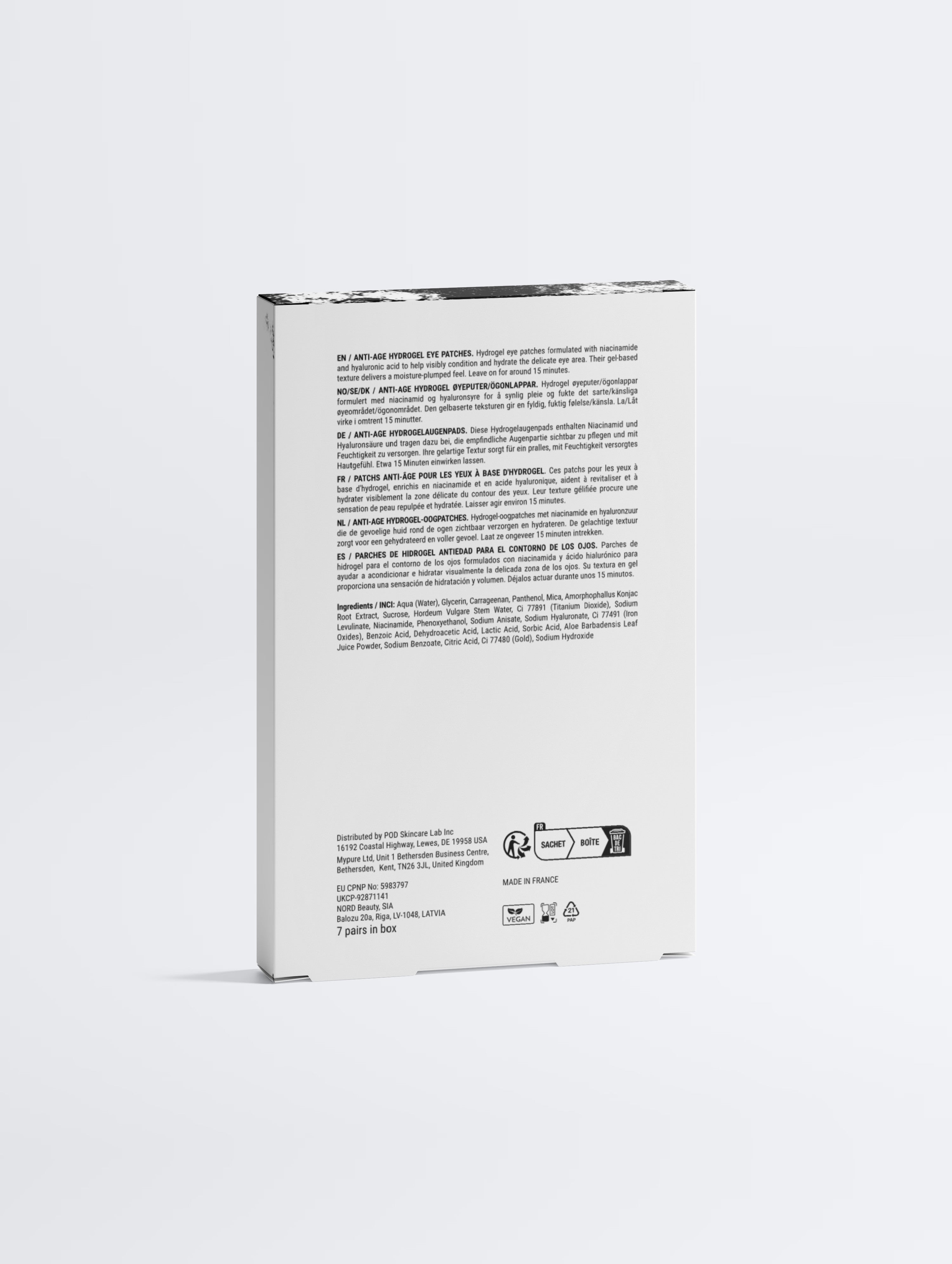 Anti-Age Hydrogel Eye Patches