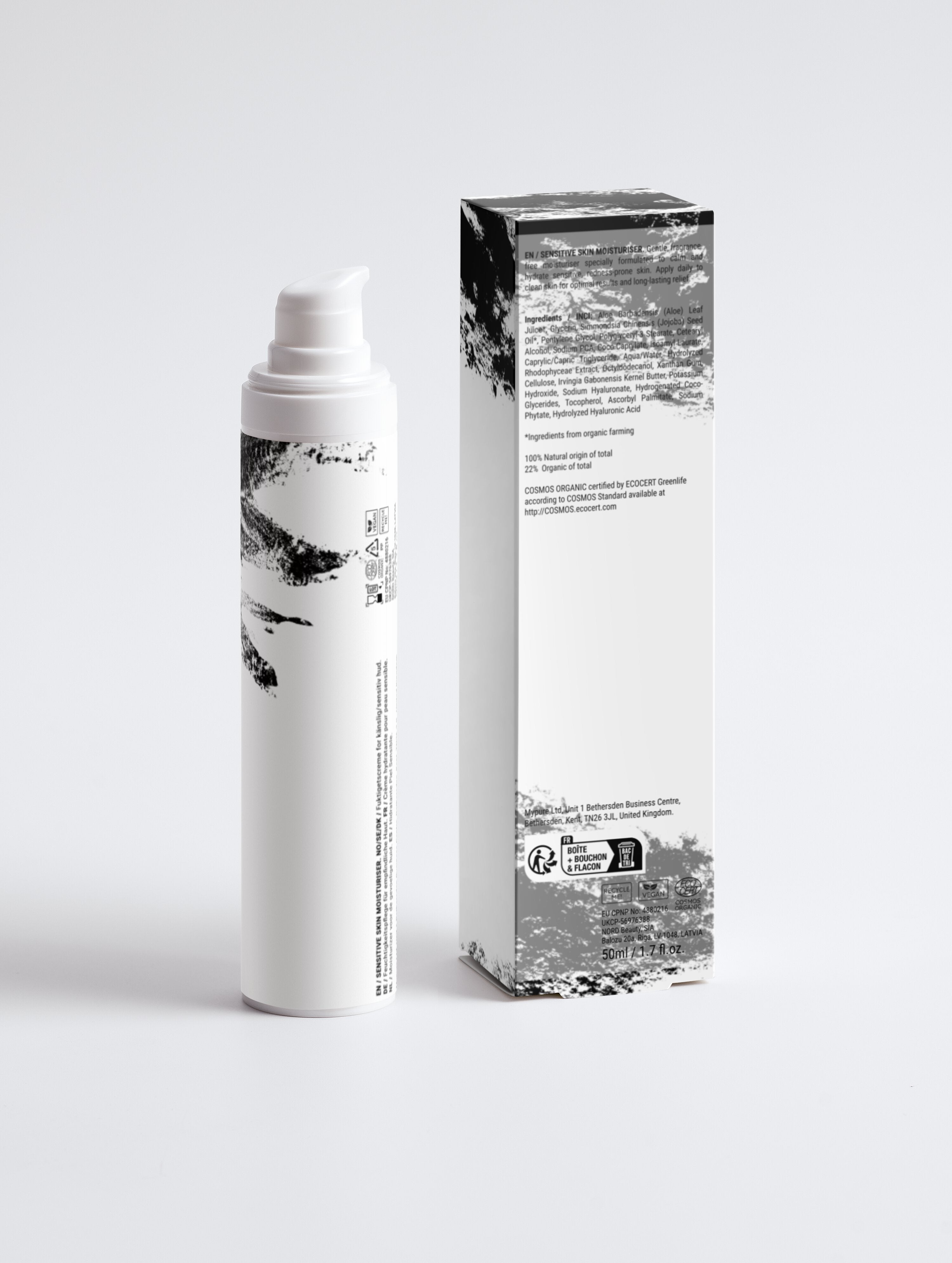 Sensitive Skin Moisturiser, Fragrance Free